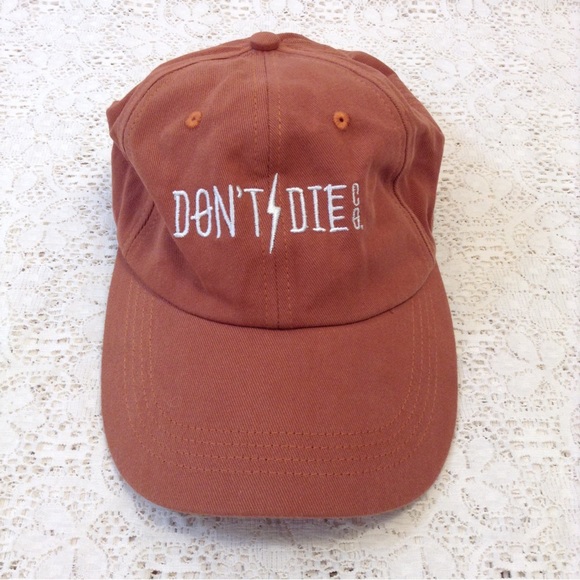Don’t Die Rust Colored Adjustable Baseball Cap